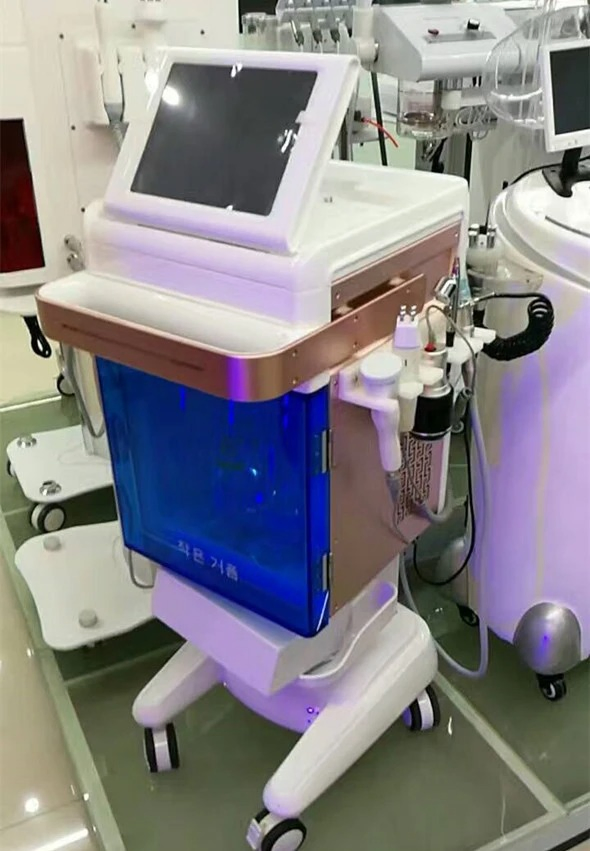 Professional Hydro Peel Water Dermabrasion Facial Beauty Machine with Bio Ultrasound RF