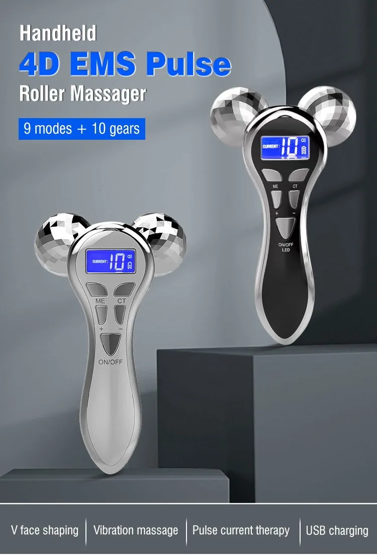 EMS Microcurrent 4D Massager Galvanic SPA Beauty Machine