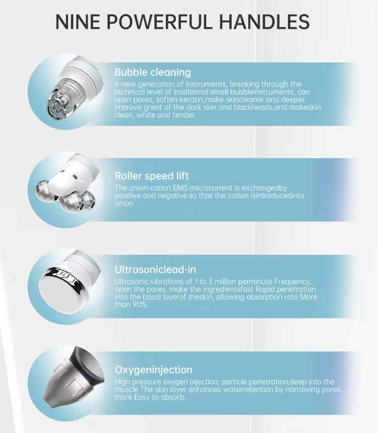 Ofan Multi-Functional Skin Management Korean Hydro Oxygen Facial SPA Equipment Oxygen Bubble Microdermabrasion Facial Machine