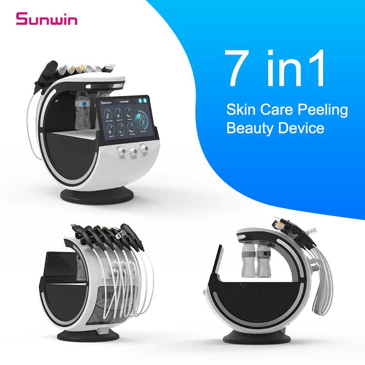 2026 Facial Machine New 7-in-1 with Aqua Facial, Hydrodermabrasion, Diamond Microdermabrasion, Skin Analyzer &amp; Spa Therapy