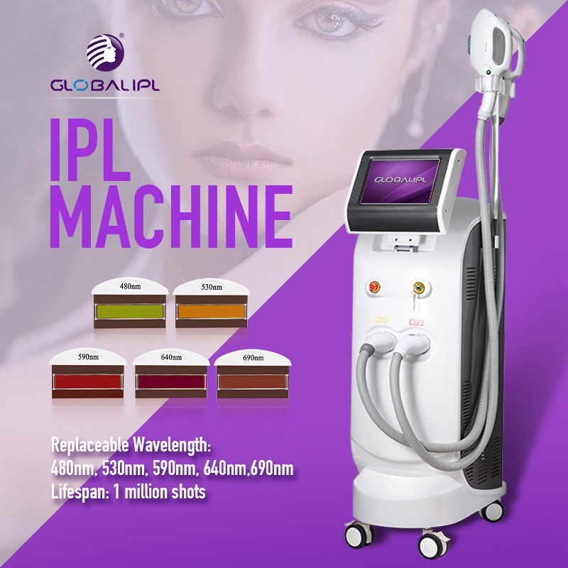 Professional Hair Removal Skin Rejuvenation Face Care Beauty IPL Machine for Commercial Salon Clinic