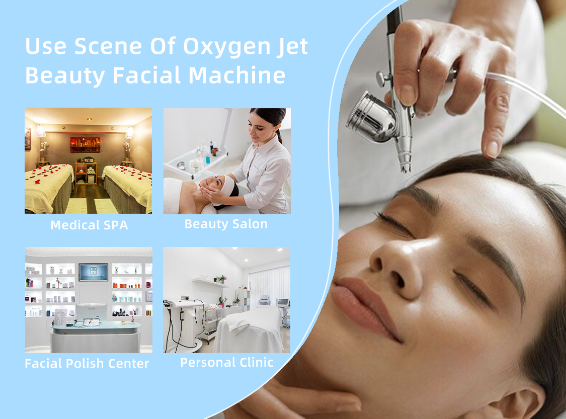 Salon 15in1 Hydro Microdermabrasion Oxygen Facial Machine Skin Tightening Oxygen Skin Care Cleaning Whitening with Skin Analyzer