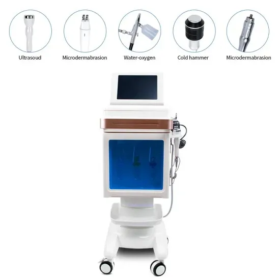 Professional Hydro Peel Water Dermabrasion Facial Beauty Machine with Bio Ultrasound RF