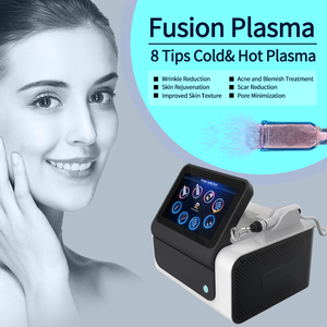 Factory Supply 11in1 Warm/Cold Plasma Multifunction Rf Fractional Roller Face Massage Skin Rejuvenational Cold Plasma Machine