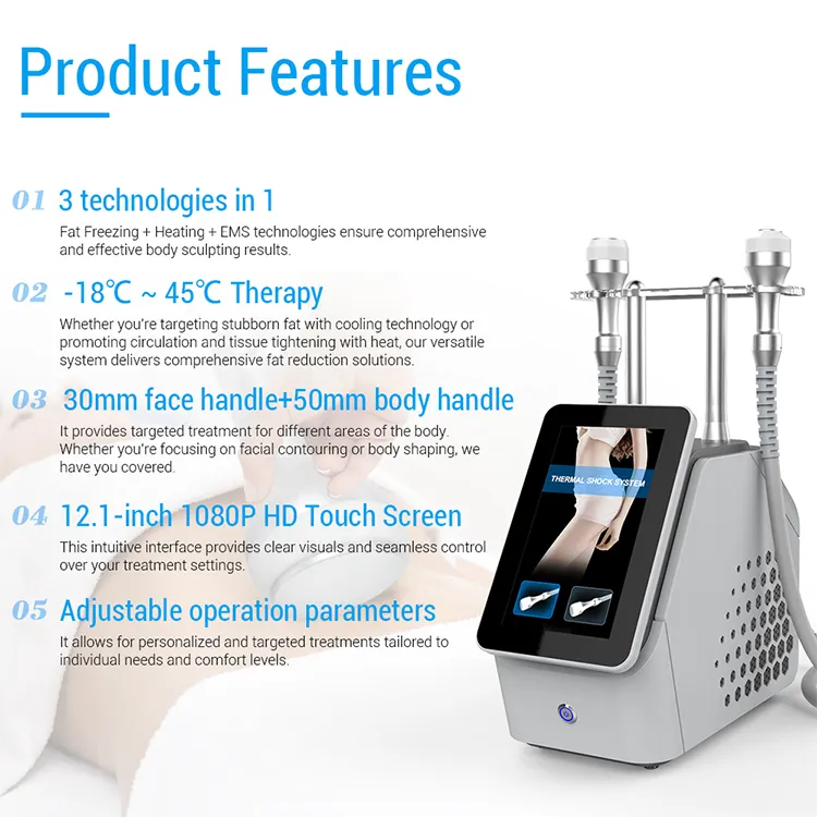Best 2 in 1 Fat Freezing and Thermal Shock EMS Body Slimming and Facial Machine