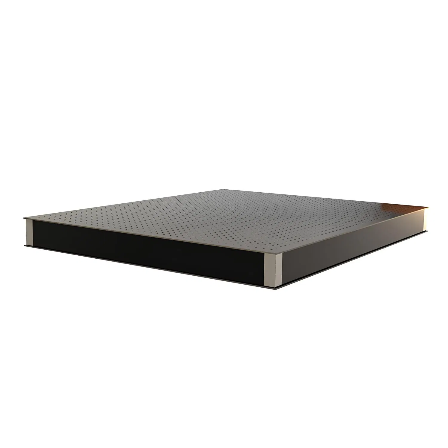 Custom-Hole Damped Optical Breadboard High-Stiffness Vibration-Isolation Platform for Precision Lab Systems