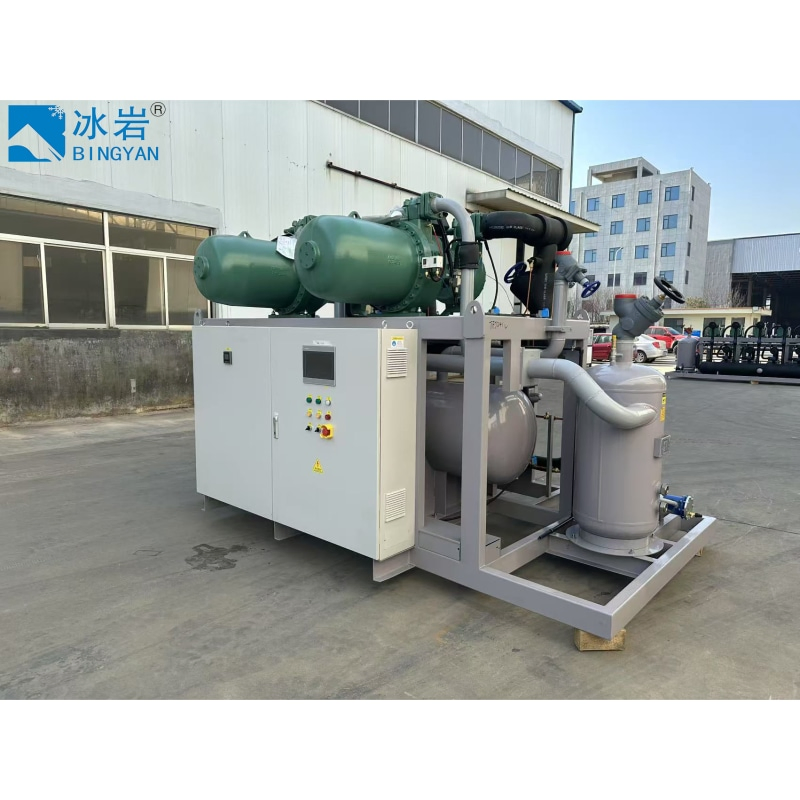 Screw Compressor Refrigeration System with Overseas Repair Support