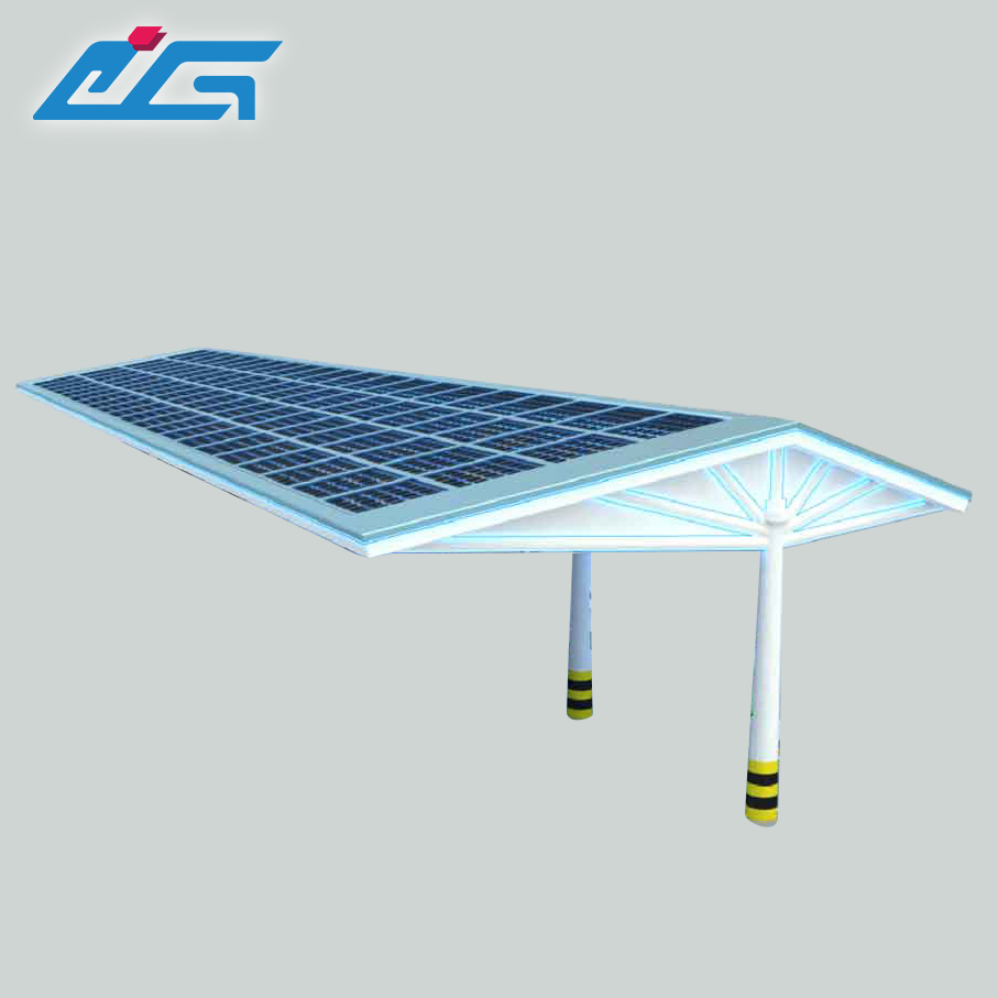 Hot-DIP Galvanized Distributed Photovoltaic Support - Vehicle Shed Rooftop Photovoltaic System