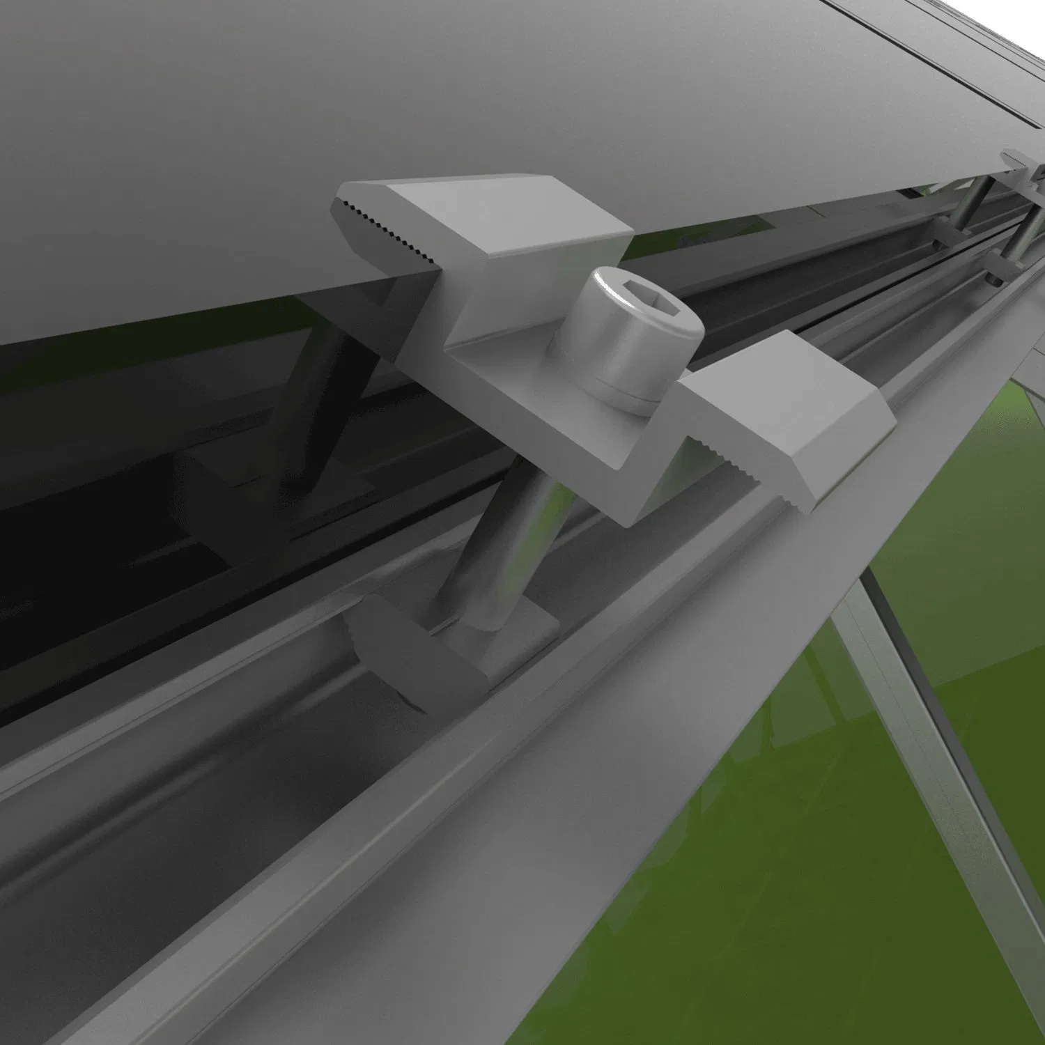 Customizable Ground Bracket Support Solar Photovoltaic Mounting System for PV Module