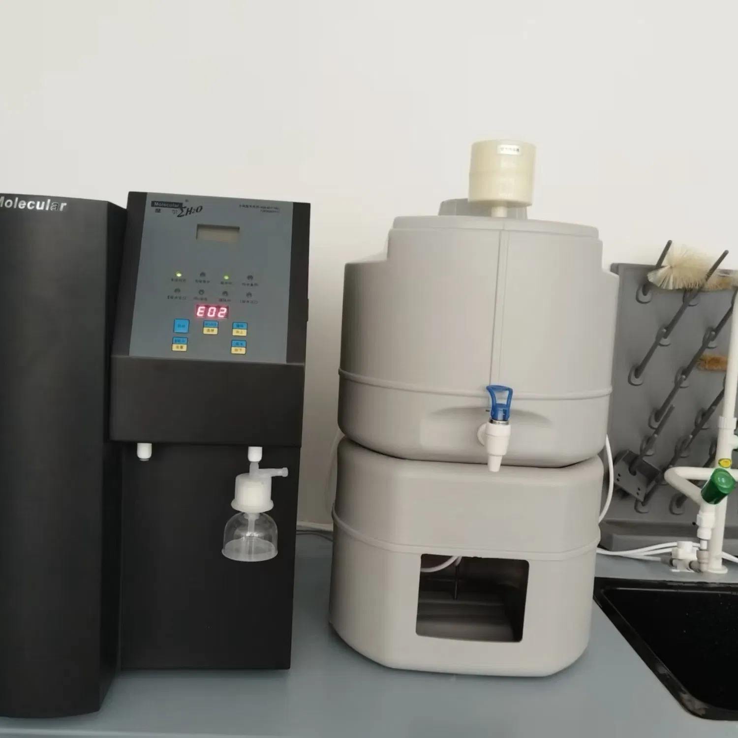 Genetic Testing Lab RO Water Purifier System Low Nucleases Reverse Osmosis Water Filter