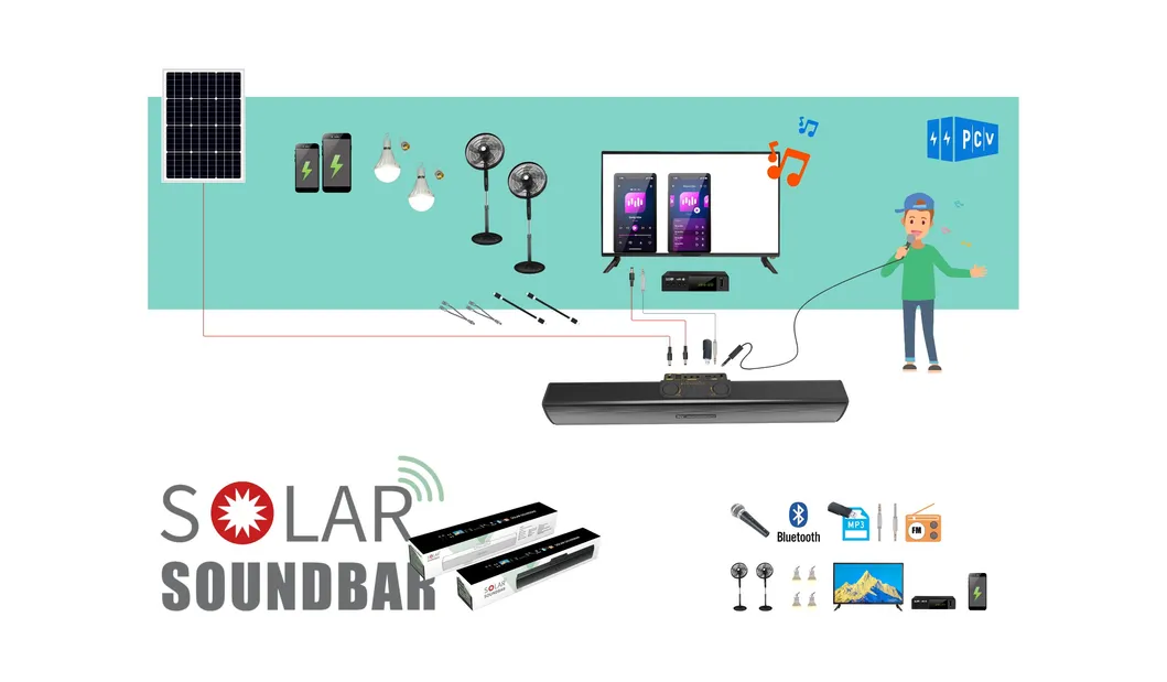 Solar Soundbar Usage