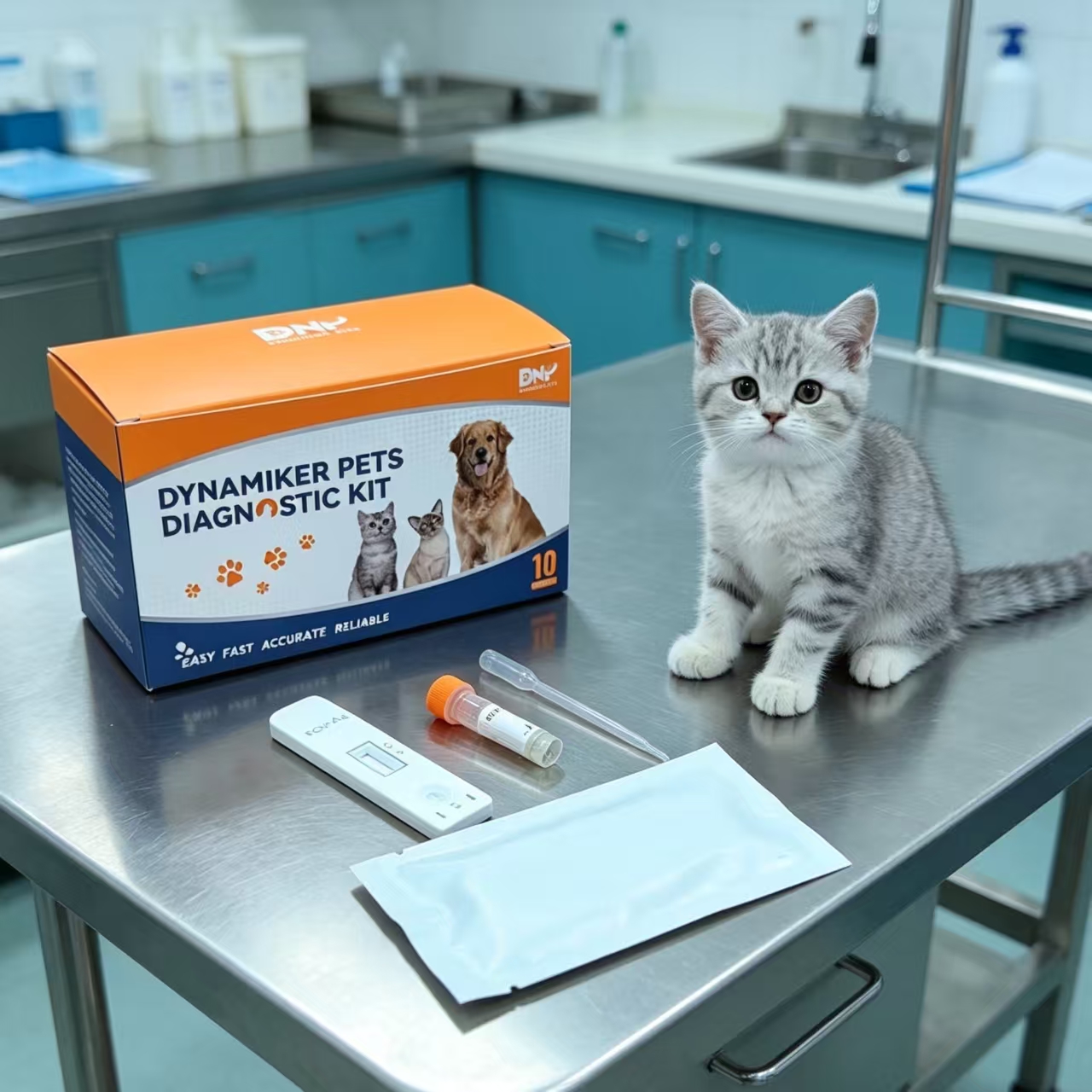Feline Infectious Peritonitis Related Detection Coronavirus Antibody Rapid Test Kit FCoV Ab Cat Diagnostic Test Cassette