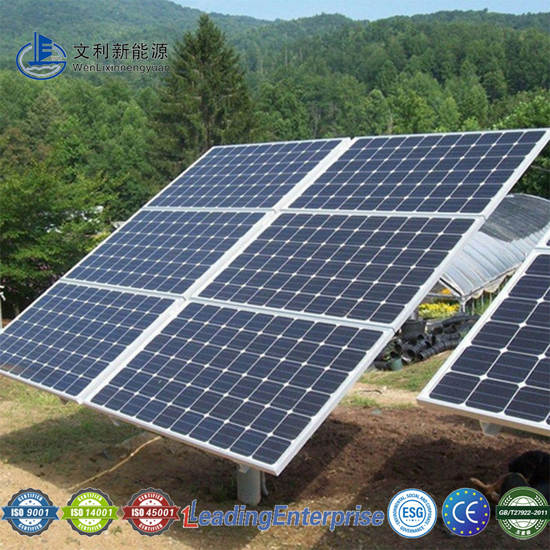 Easy Install Steel Solar Ground Mount Support for Solar Panel Ground Mounting System