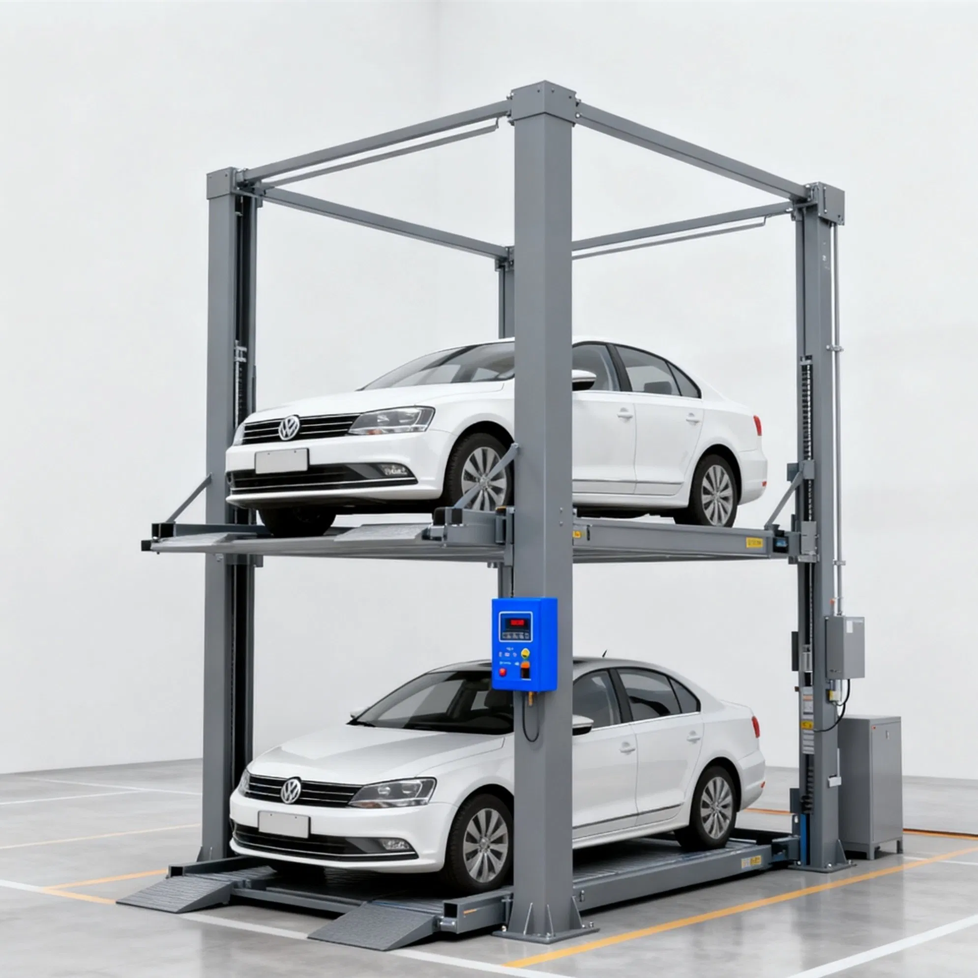 Advanced Technology Four Post Parking Lift Features Intelligent Monitoring and Diagnostic Systems