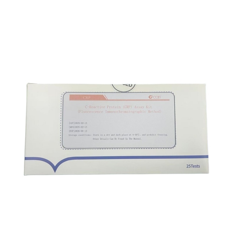 Professional Quality CRP Test Kit with Fluorescence Immunochromatographic Method for Reliable Detection of Infection