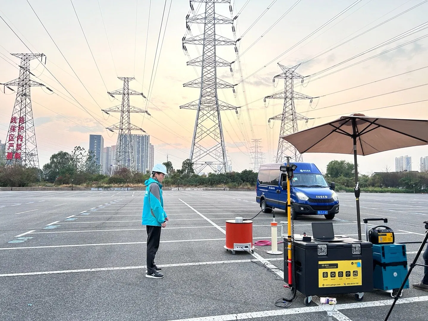 HV HIPOT Oscillating Wave Test System for On-site PD Diagnostics of Cables