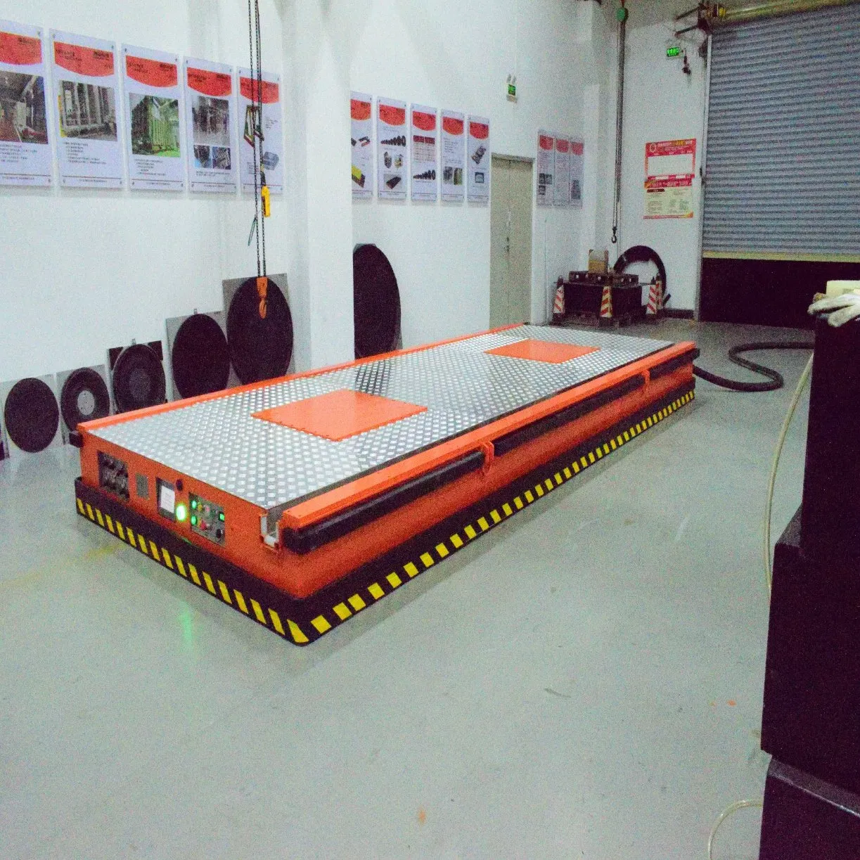 Precision 10t Inspection Equipment Handling Platform with Air Cushion Base