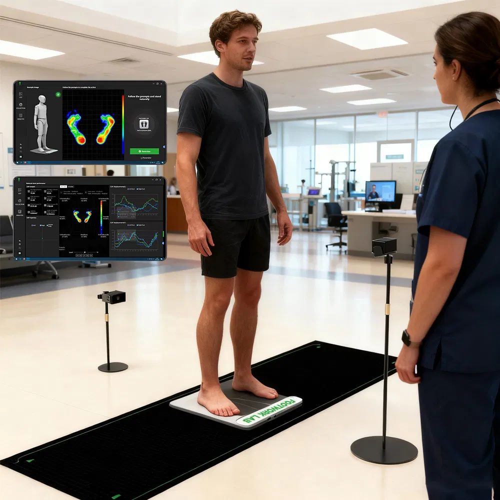 Foot Pressure Detection Postural Imbalance Pressure Distribution Diagnostic Platform