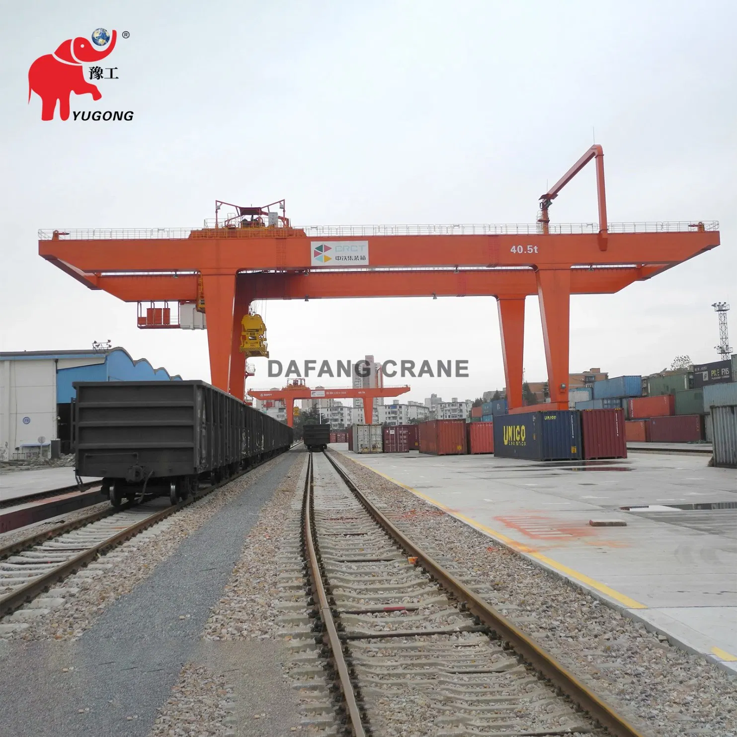 Robust Steel Fabrication Seismic Resilience Harsh Climate Service Remote Diagnostics Smart Controls Industrial Grade Solution Platform Rail Mounted Gantry Crane