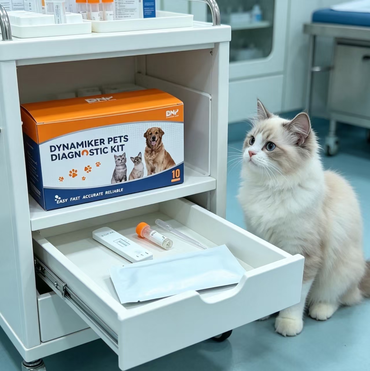 Feline Infectious Peritonitis Related Detection Coronavirus Antibody Rapid Test Kit FCoV Ab Cat Diagnostic Test Cassette
