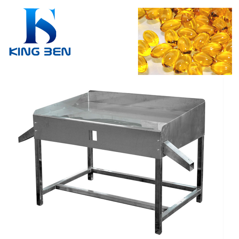 Softgel Capsule Lamp Inspection Table Defect Detection Rejection System