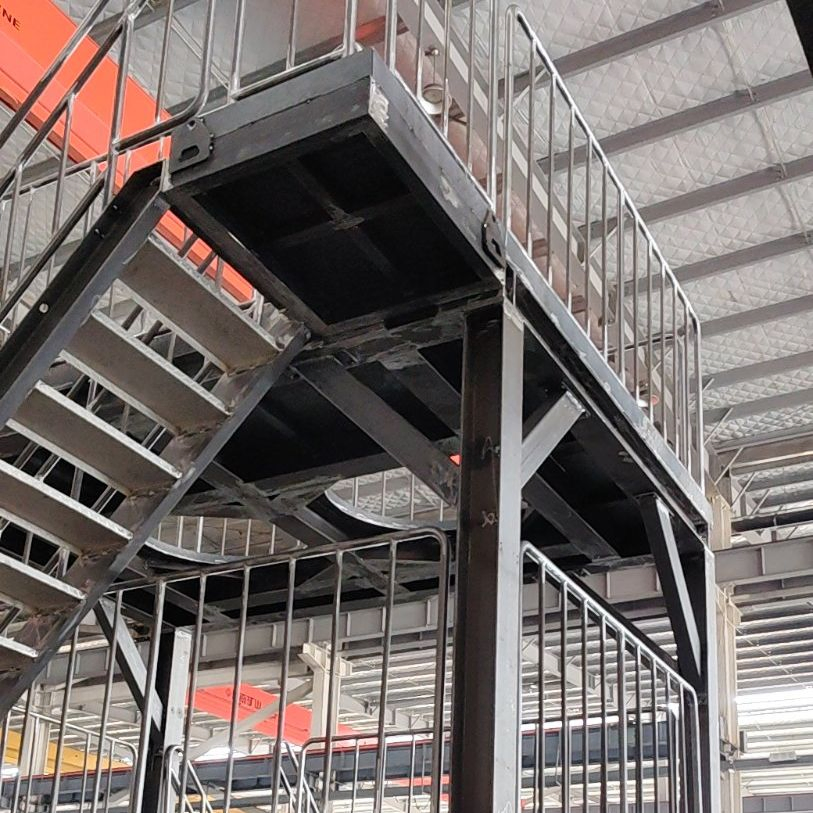 Steel Platform Dedicated to Negative Electrode Silos with Precision Load-Bearing Design