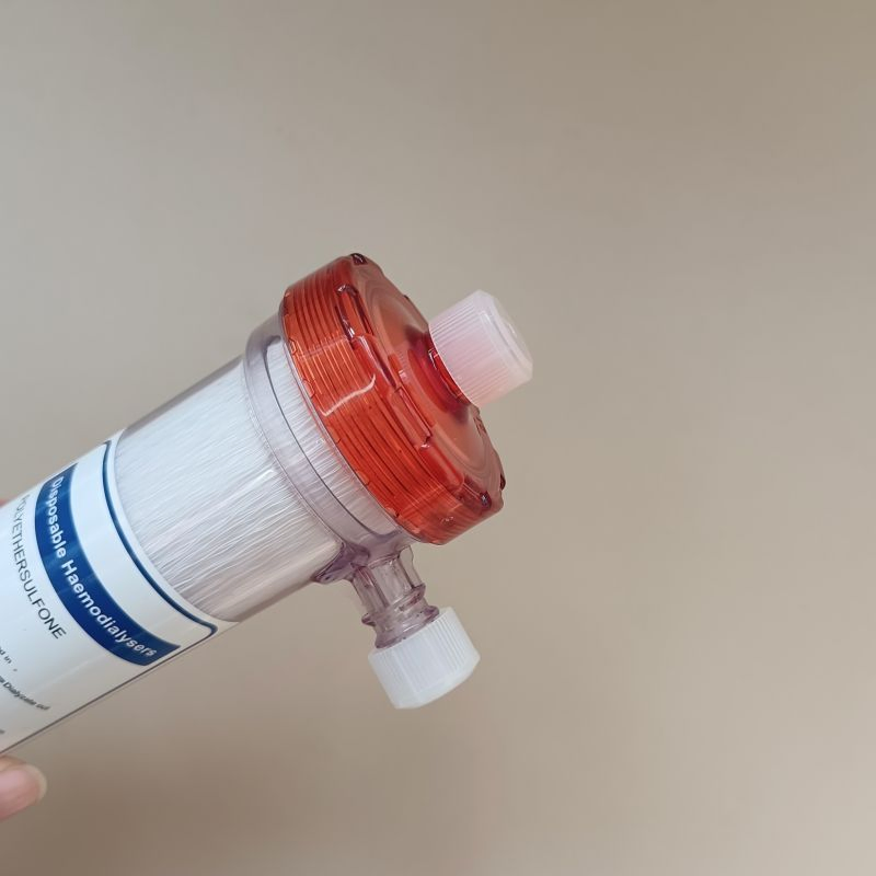 Blood Purification Filter Disposable Hemodialysis Dialyzer High Flux Low Flux