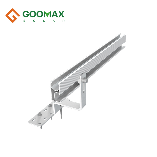 Goomax Solar Mounting System Rail for Customizable Tilt and Wind Load Support