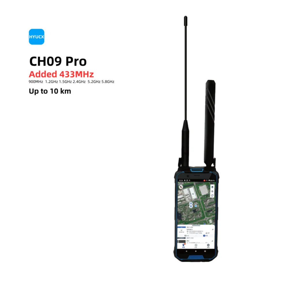 Strong Spectrum Analysis Capability CH09 Handheld Drone Detection System for Exhibition Hall Security