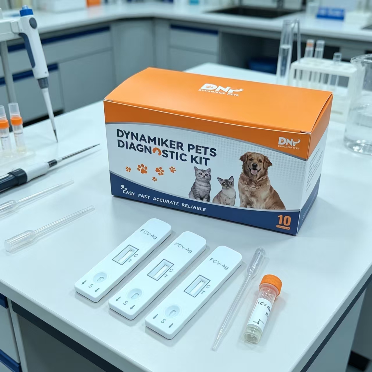 Feline Infectious Peritonitis Related Detection Coronavirus Antibody Rapid Test Kit FCoV Ab Cat Diagnostic Test Cassette