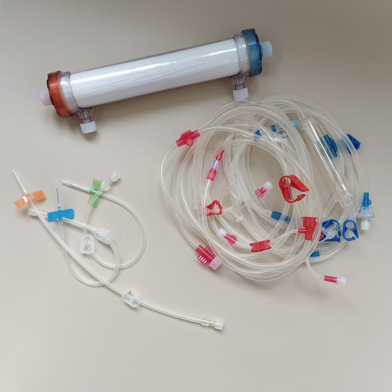 Blood Purification Filter Disposable Hemodialysis Dialyzer High Flux Low Flux