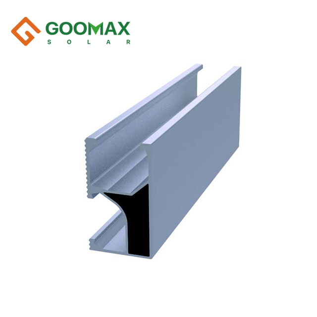 Goomax Solar Mounting System Rail for Customizable Tilt and Wind Load Support