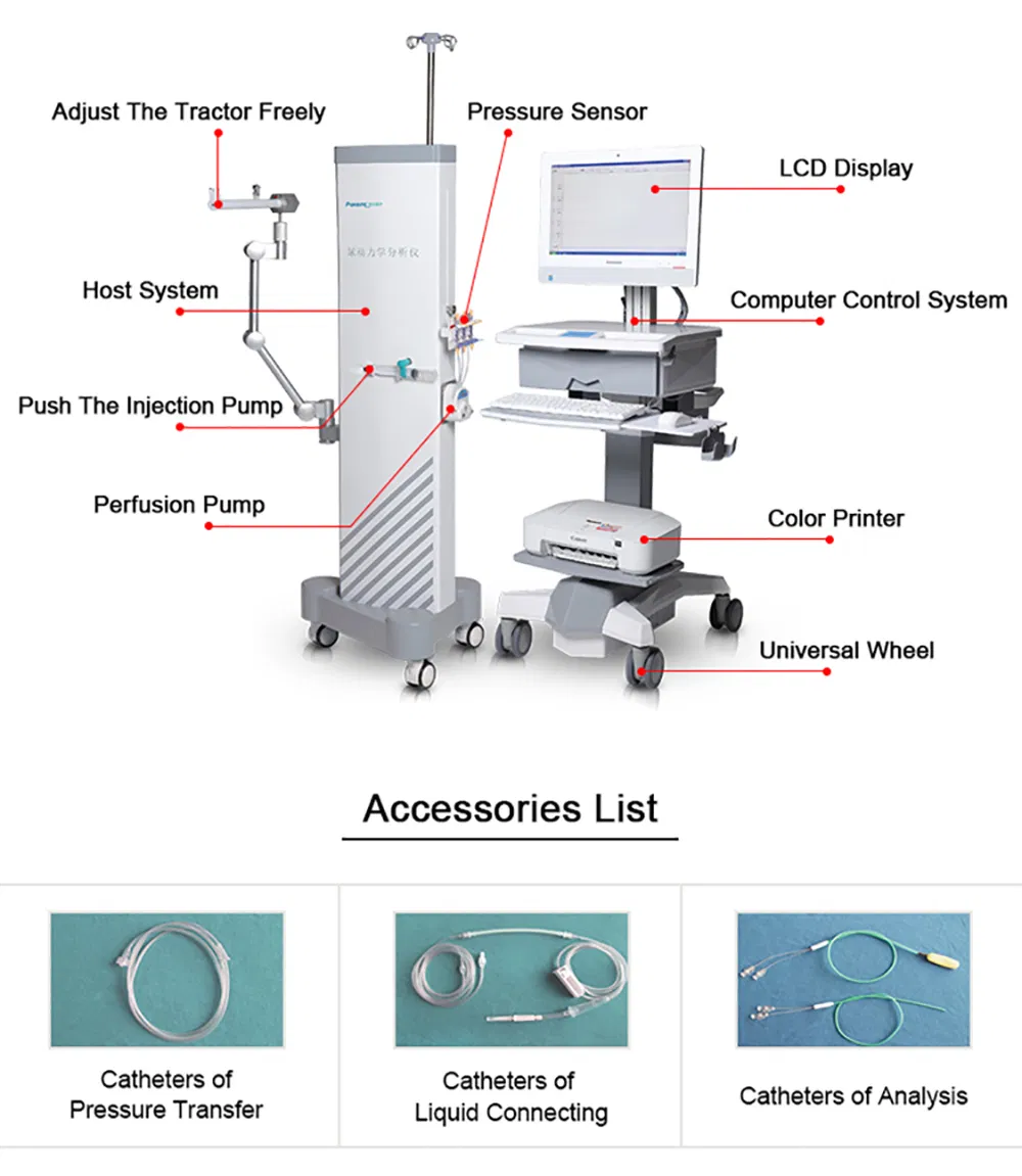 Clinical Urodynamic System All Potent Design for Multiple Long Distance Shipment Urinary Frequency Bladder Analysis