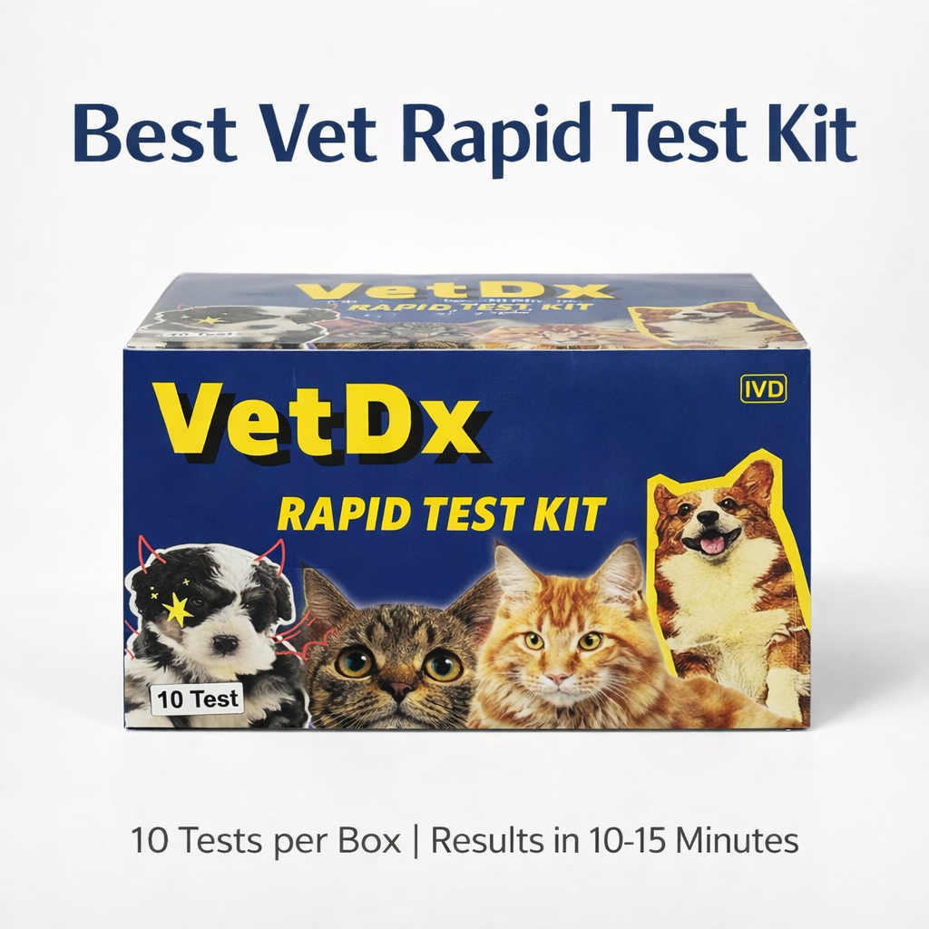 Veterinary Test Kit for Feline Infectious Peritonitis Antigen Detection CE Certified Class II Diagnostic Equipment for Cats