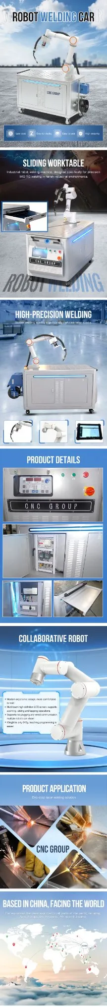 Best-Selling High-Precision Fr10 Welding Robot with Multifunctional Welding Platform