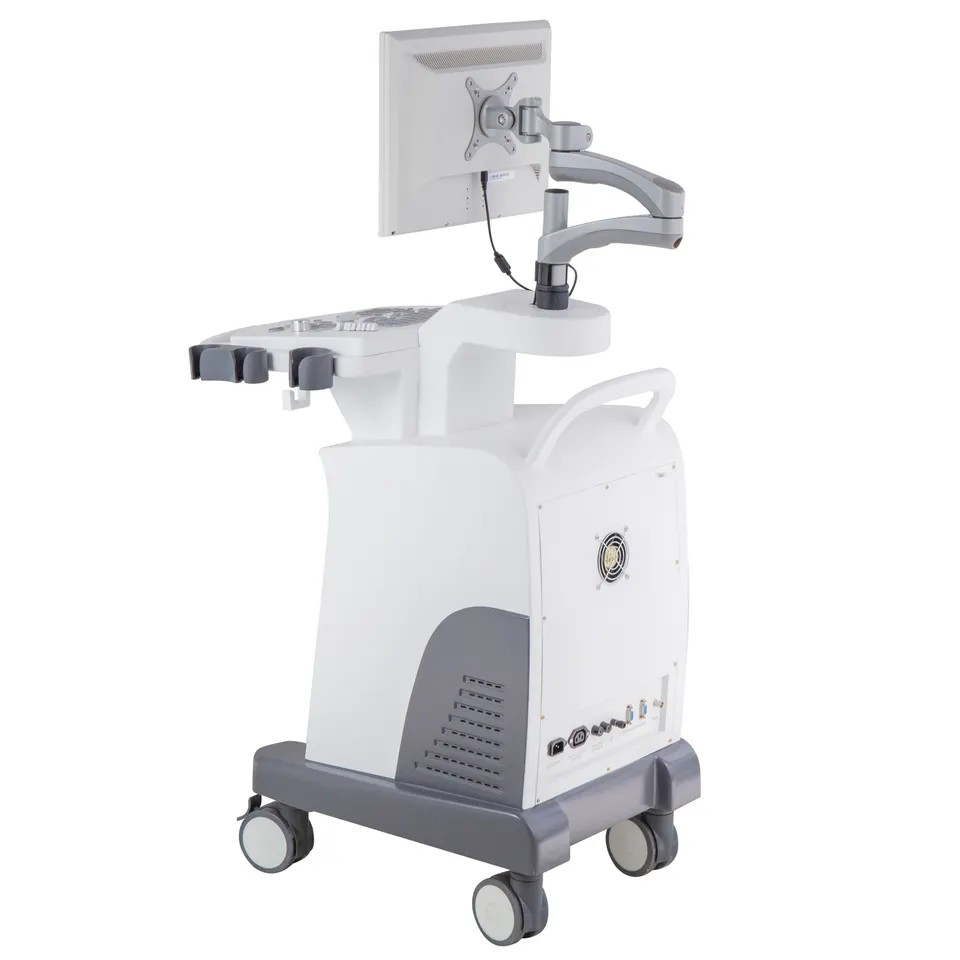 Black and White PC Platform Full-Digital Trolley Ultrasound Diagnostic System
