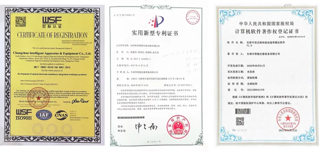 Certifications