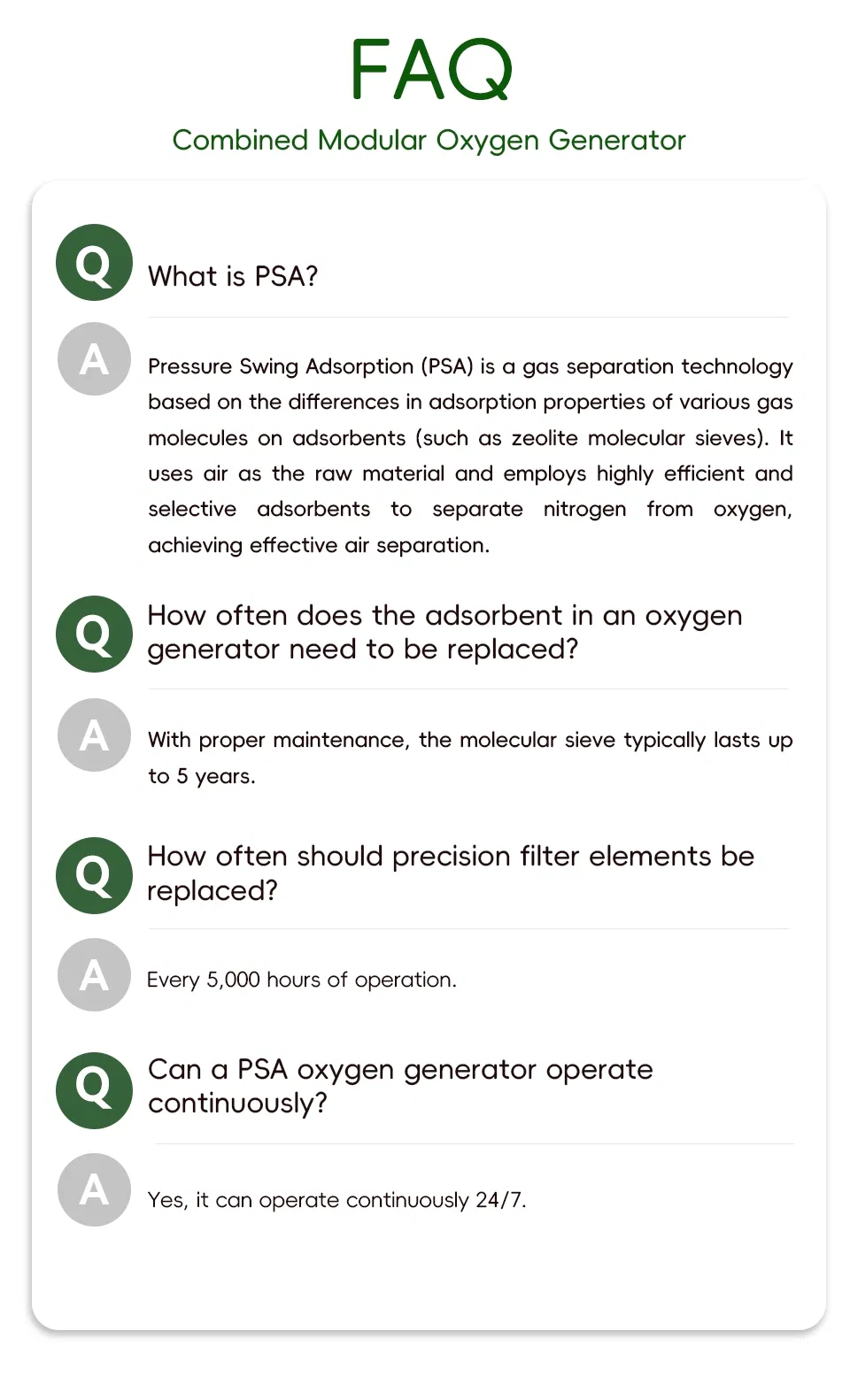 Industrial Oxygen Generator FAQ Context 1