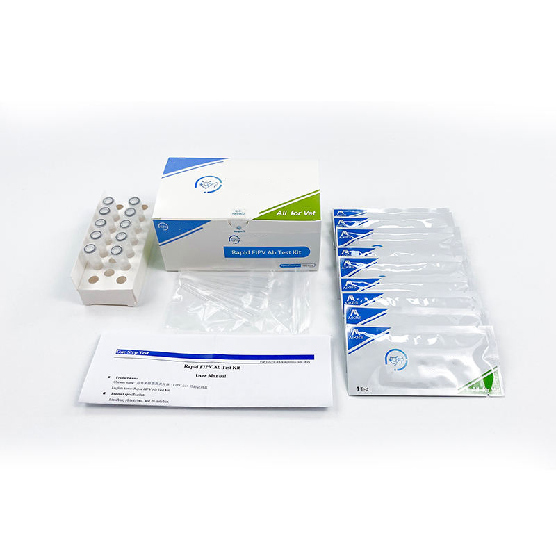 Veterinary Quick Diagnosis One-step FIPV Feline Infectious Peritonitis Antibody test Kit for Clinic