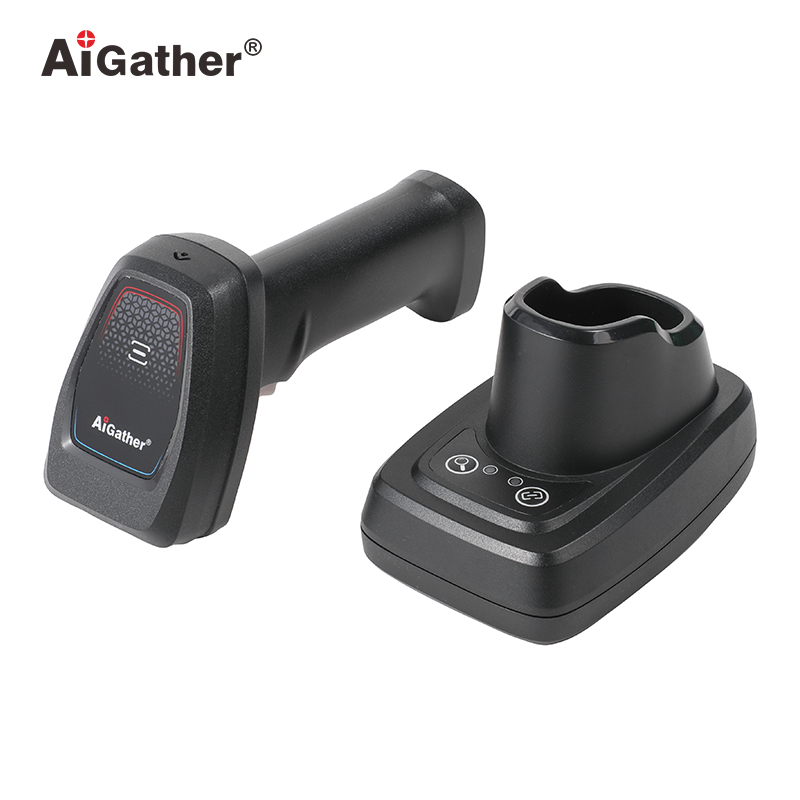 Wireless Handheld Barcode Reader 2D Dual-Mode Connectivity Medication Management Medical Record Barcode Scanninge A-9642SR