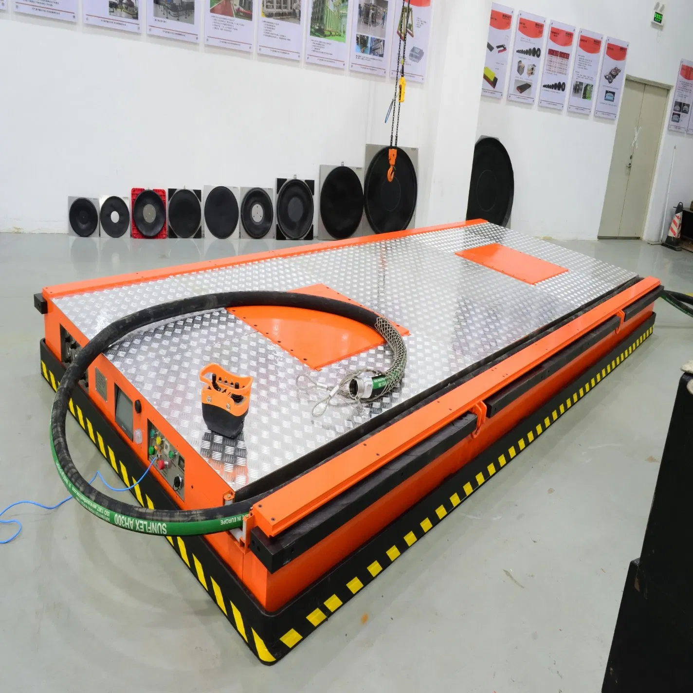 Precision 10t Inspection Equipment Handling Platform with Air Cushion Base
