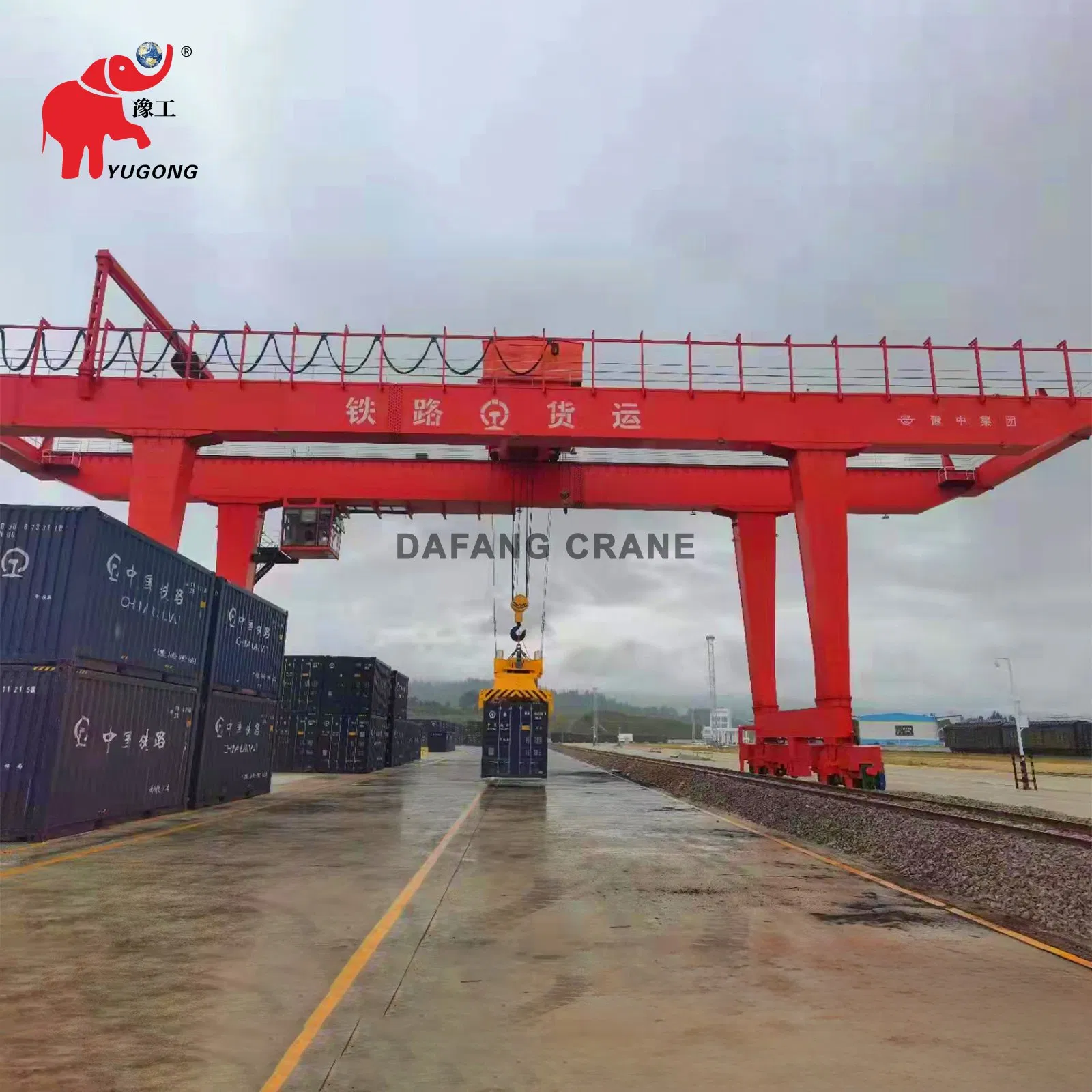 Robust Steel Fabrication Seismic Resilience Harsh Climate Service Remote Diagnostics Smart Controls Industrial Grade Solution Platform Rail Mounted Gantry Crane