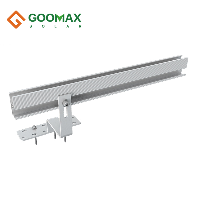 Goomax Solar Mounting System Rail for Customizable Tilt and Wind Load Support