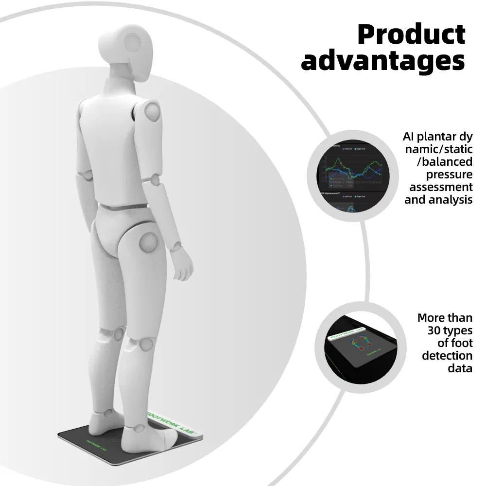 Foot Plantar Pressure Plate Foot Pressure Analysis System for Orthotic Podiatry Clinics