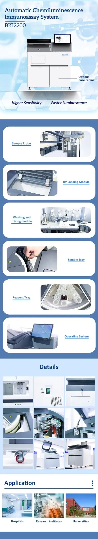 Chemiluminescence Immunoassay System