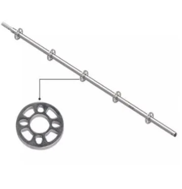 Robust Facade Scaffold System with Reinforced Ledger Support for Safety