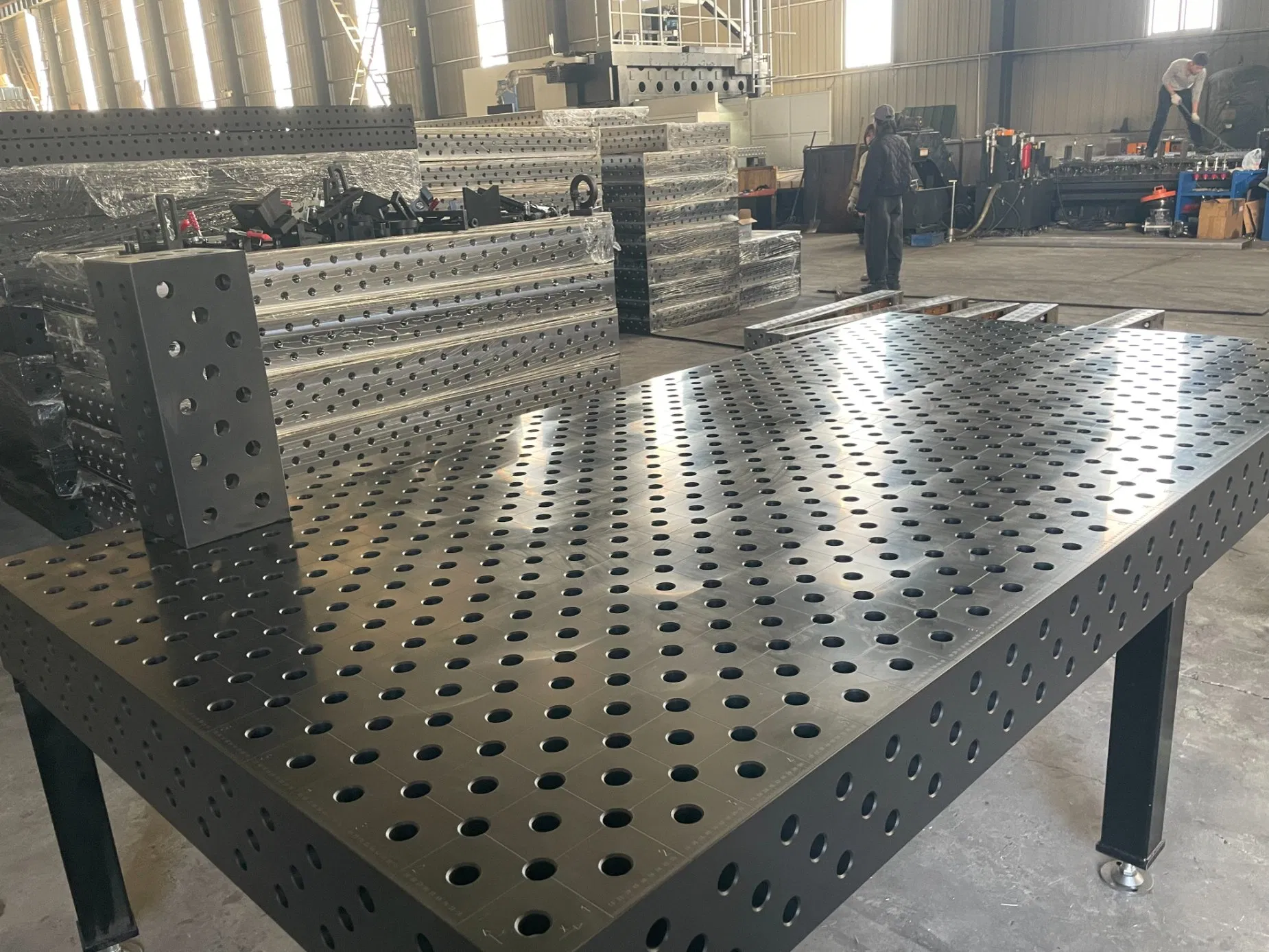High - Precision 3D Flexible Welding Platform, Quick Assembly for Industrial Welding
