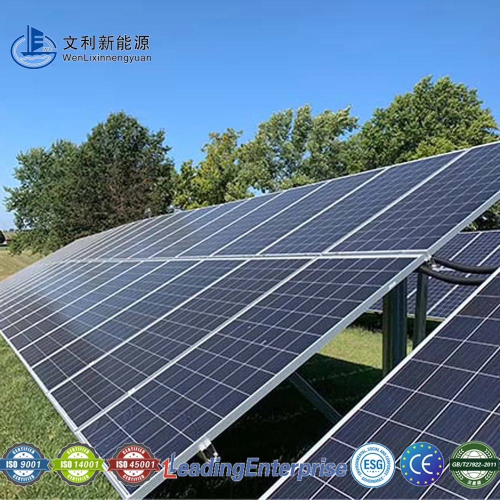 Easy Install Steel Solar Ground Mount Support for Solar Panel Ground Mounting System