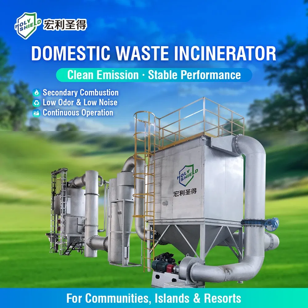 CE Approved Video Technical Support Rural Areas Flue Gas Purification System