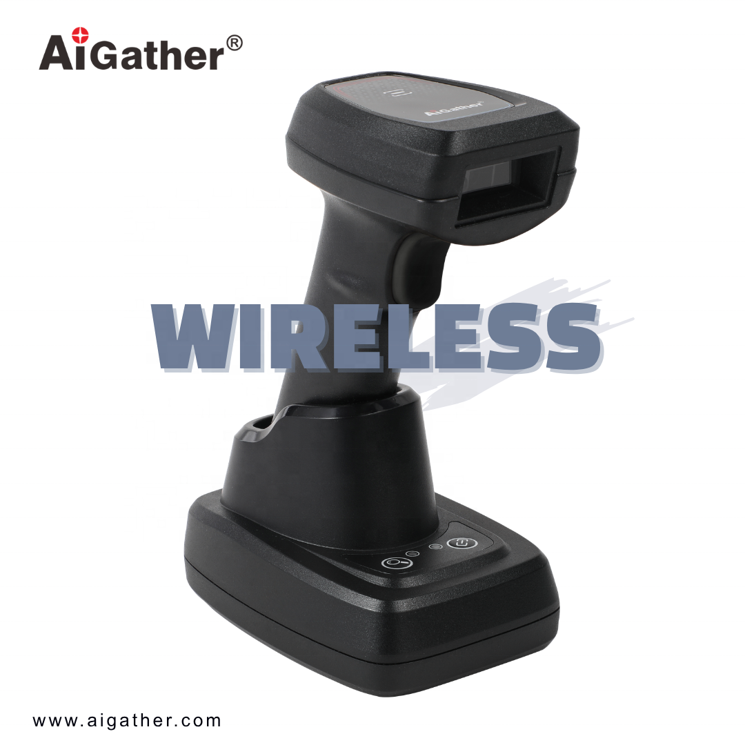 Wireless Handheld Barcode Reader 2D Dual-Mode Connectivity Medication Management Medical Record Barcode Scanninge A-9642SR